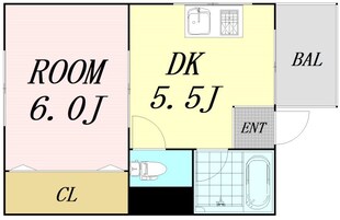 コーポ大日の物件間取画像